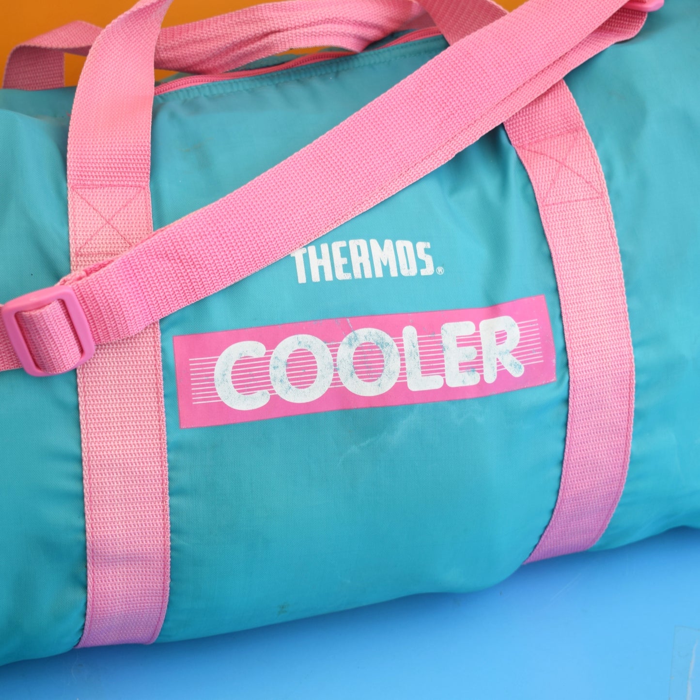 Vintage 1980s Holdall / Cool Bag- Thermos