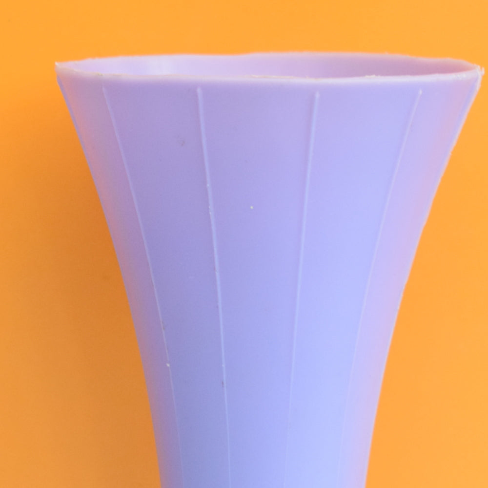 Vintage 1950s Plastic Tall Vase - Lilac