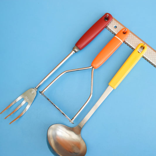 Vintage 1960s Kitchen Utensil Rack - Prestige by Pineapple Retro