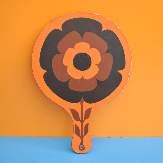 Vintage 1970s Flower Power Chopping Board