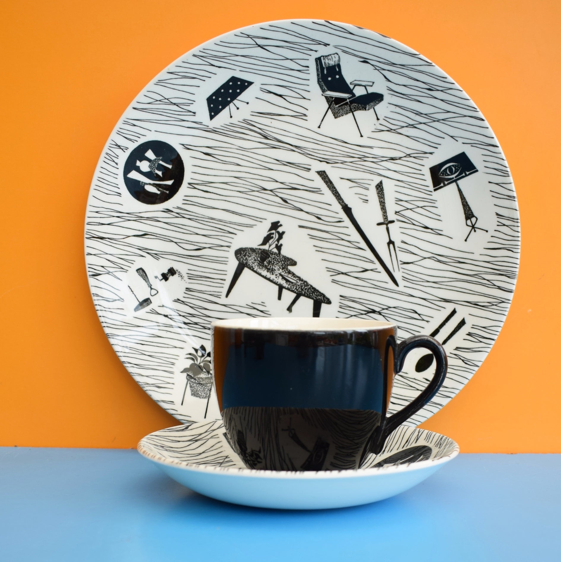 RIDGWAY 隠 Cup&Saucer (1828年頃)