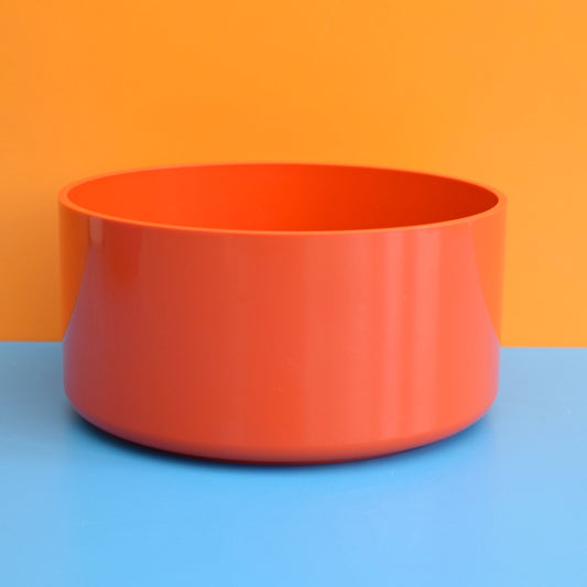 Vintage 1970s Plastic Habitat Crayonne Fruit Bowl - Orange by Pineapple Retro