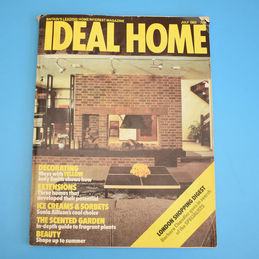 Vintage 1980s Magazine - Ideal Home 1983