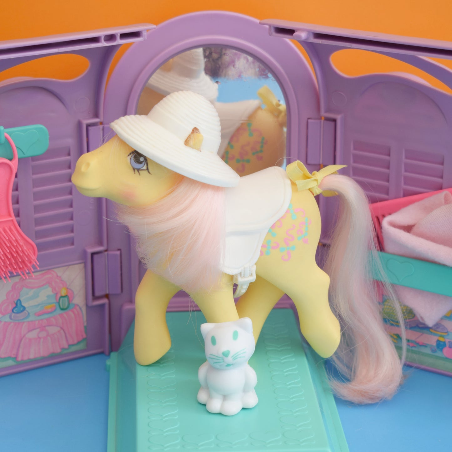 Vintage 1980s My Little Pony Grooming Parlour Box by Pineapple Retro