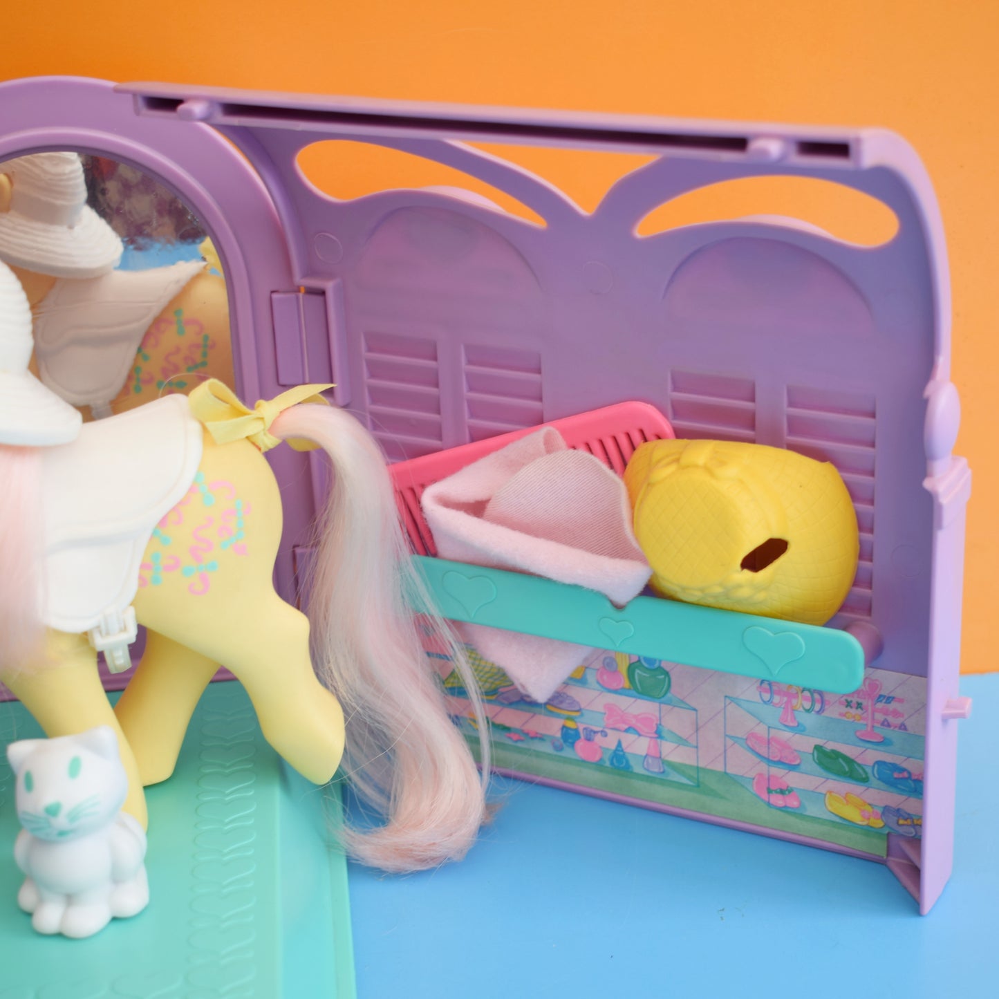 Vintage 1980s My Little Pony Grooming Parlour Box by Pineapple Retro
