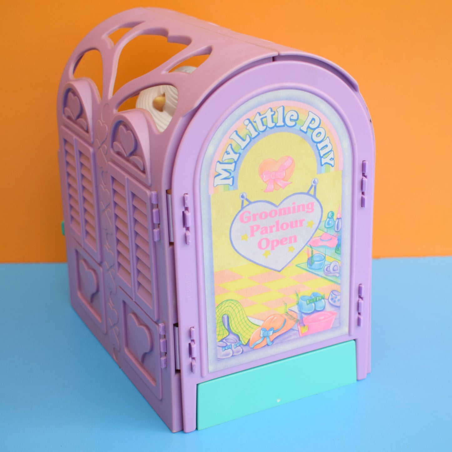 Vintage 1980s My Little Pony Grooming Parlour Box by Pineapple Retro
