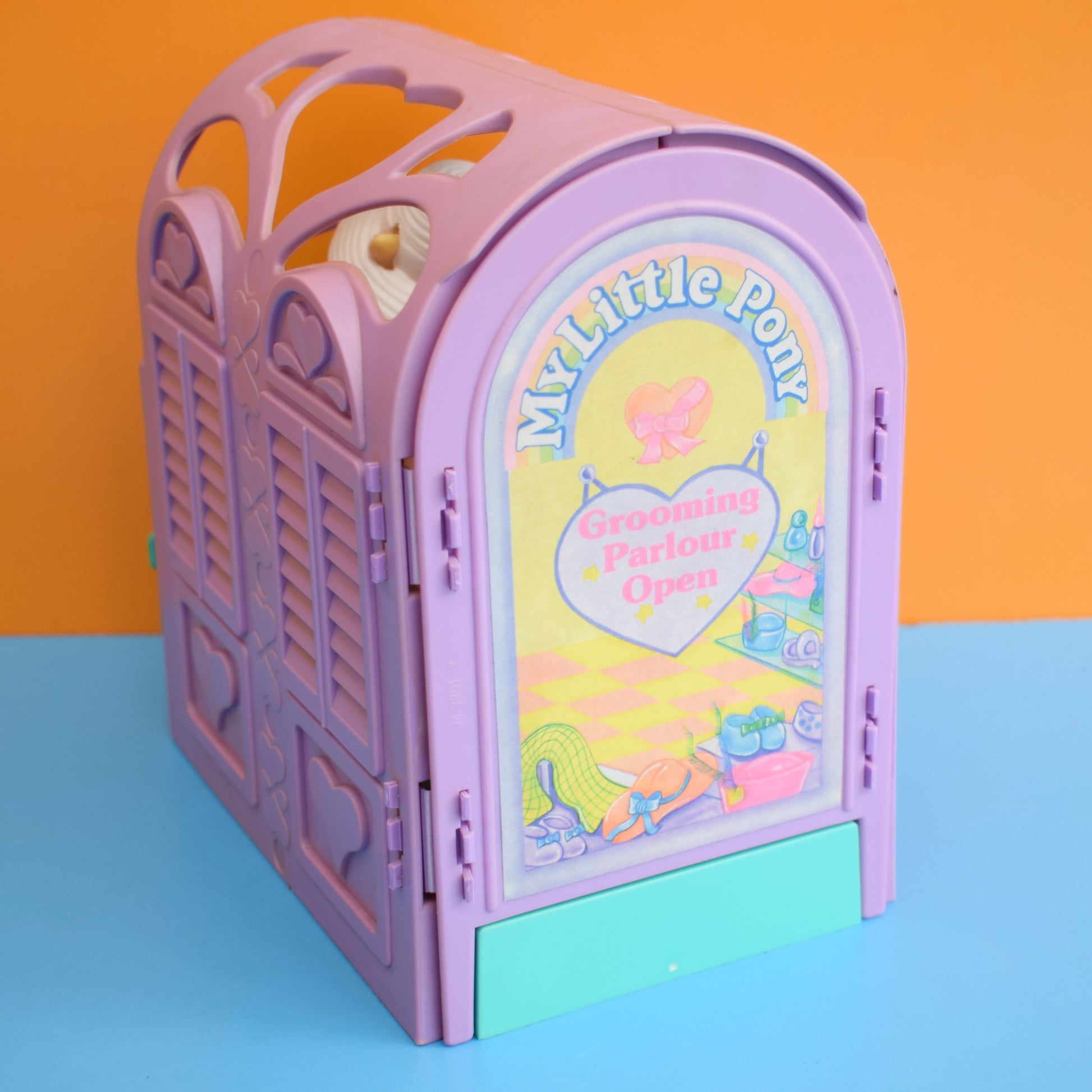 Vintage 1980s My Little Pony Grooming Parlour Box by Pineapple Retro