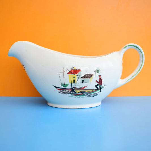 Vintage 1960s Alfred Meakin Sauce/ Gravy Jug- Brixham by Vintage