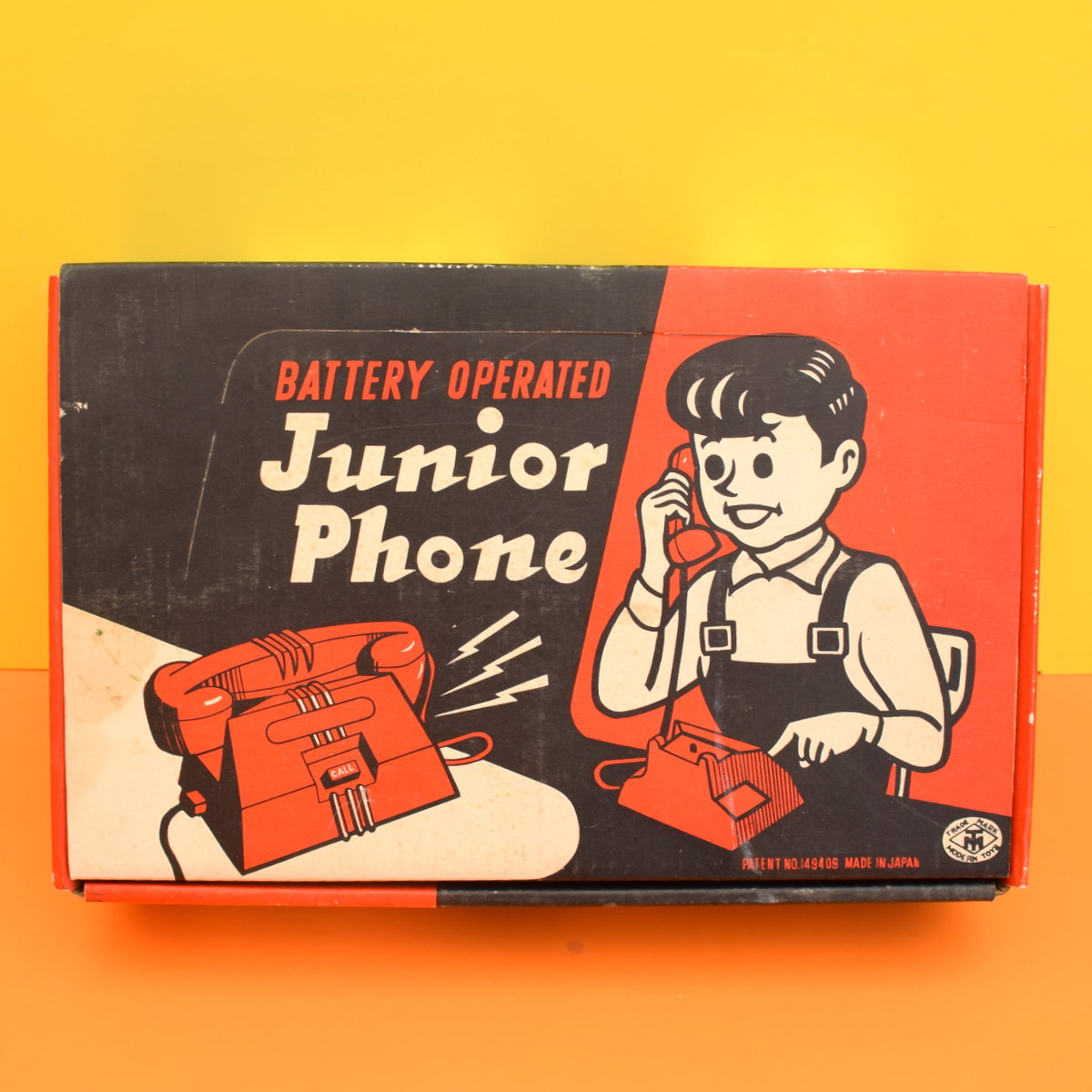 Vintage 1960s Junior Toy Telephones - Boxed - Lavender & Mint
