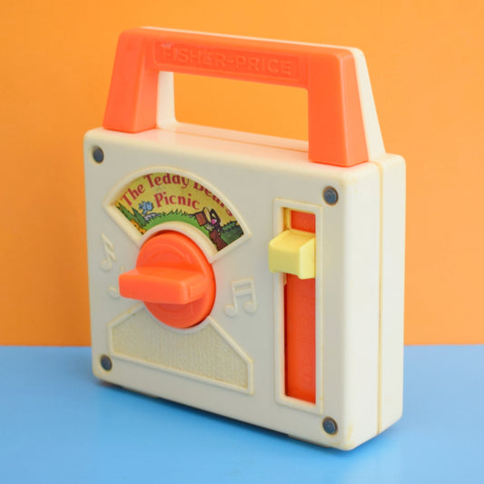 Vintage 1970s Fisher Price Music Box - Teddy Bears Picnic by Pineapple Retro