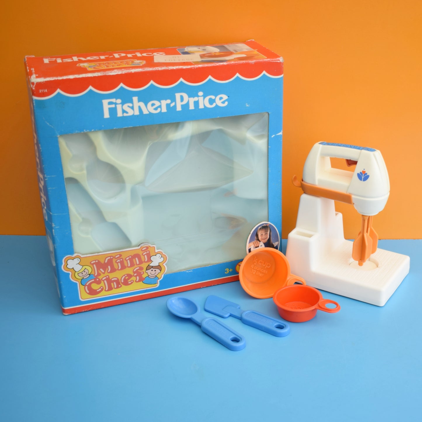 Vintage 1980s Fisher Price Mini Chef Set - Boxed