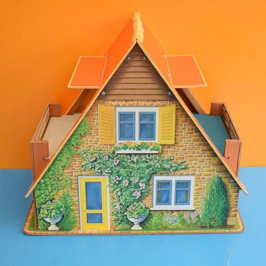 Vintage 1980s Oak Leaf Dollhouse - Boxed by Pineapple Retro