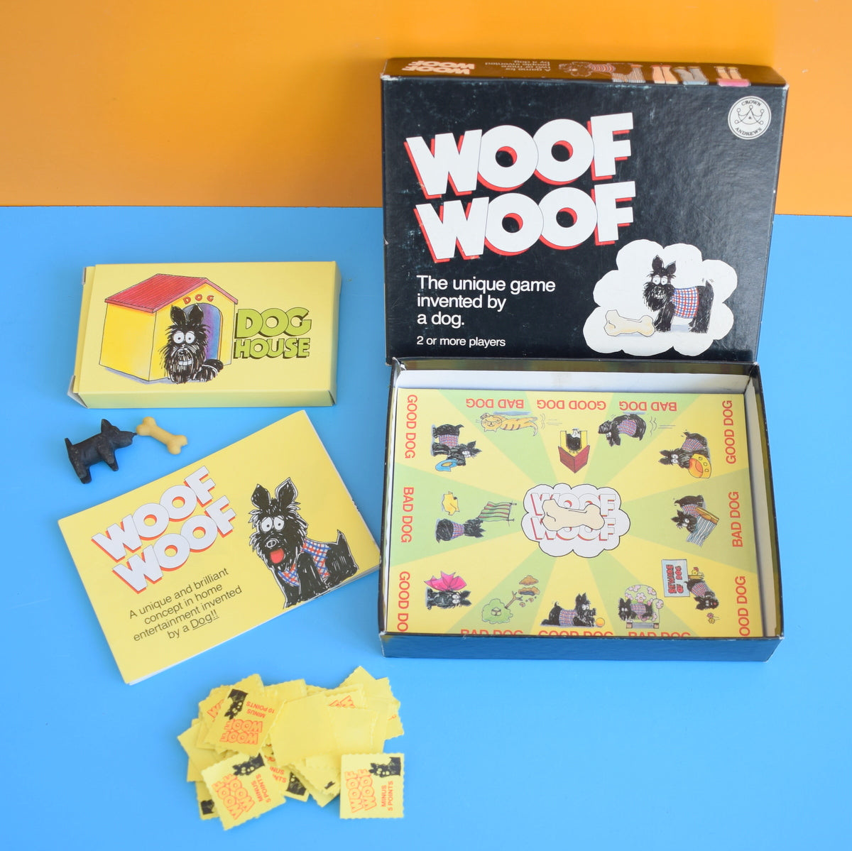 Vintage 1980s Woof Woof Game - Doggies