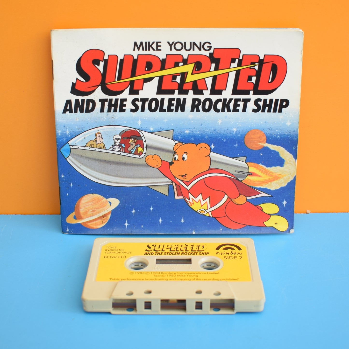 Vintage 1980s Books / Cassette - Superted