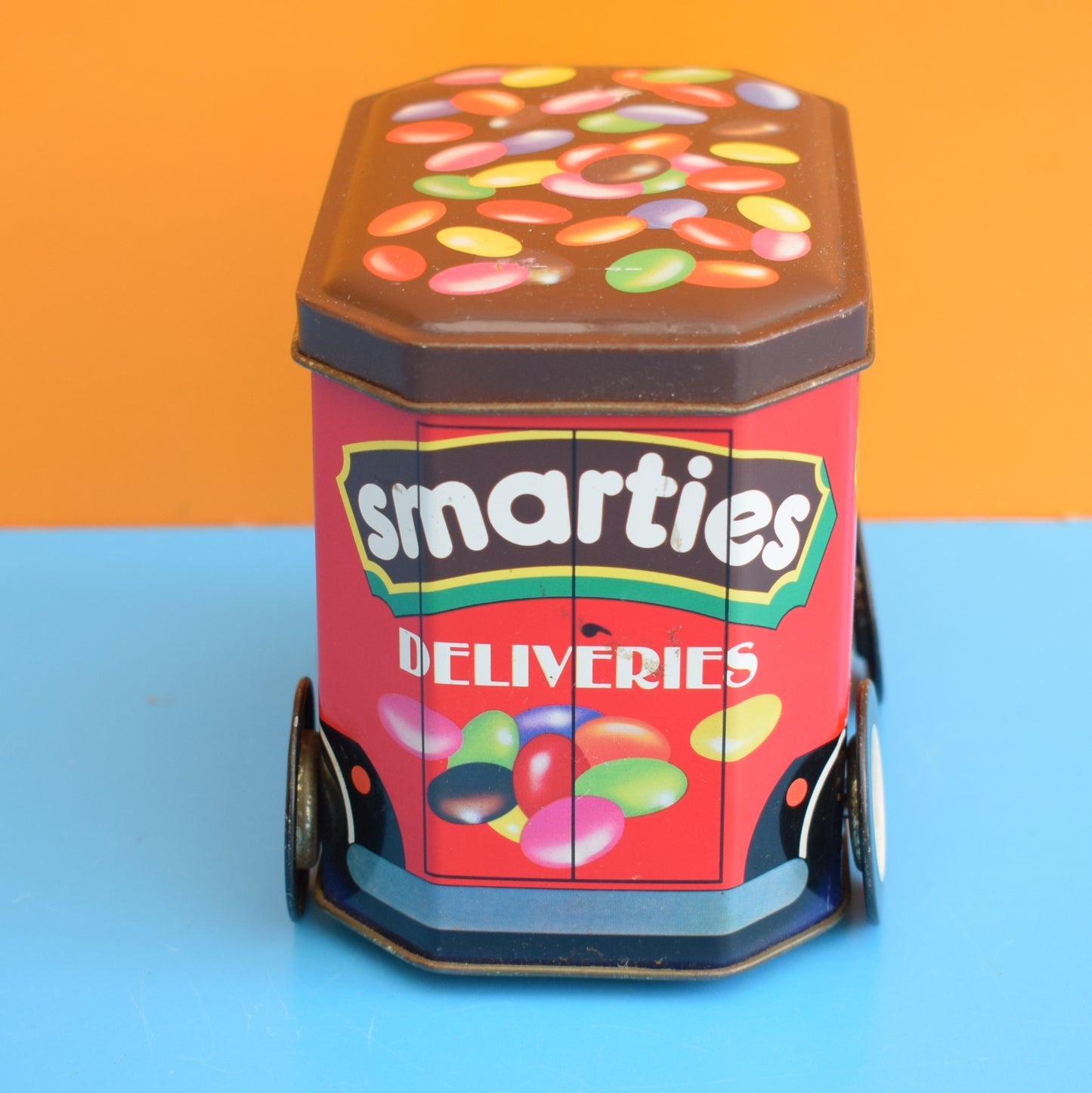Vintage 1980s Delivery Van Tin -Smarties