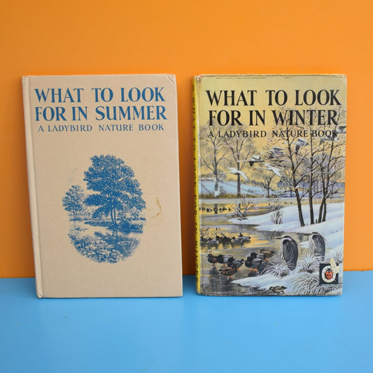 Vintage Ladybird Books - What To Look For In Summer / Winter