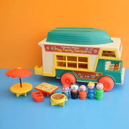 Vintage 1980s Fisher Price - Play Family Camper by Pineapple Retro