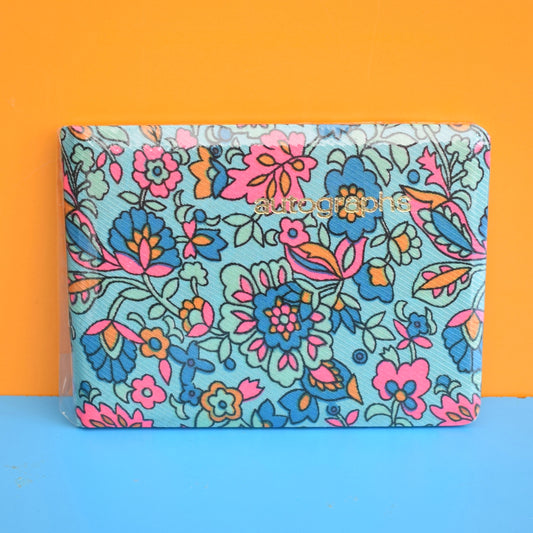 Vintage 1960s Autograph Book - Flower Power -Unused by Pineapple Retro