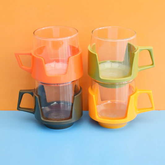 Vintage 1960s Drink-Up Glasses Set by Vintage