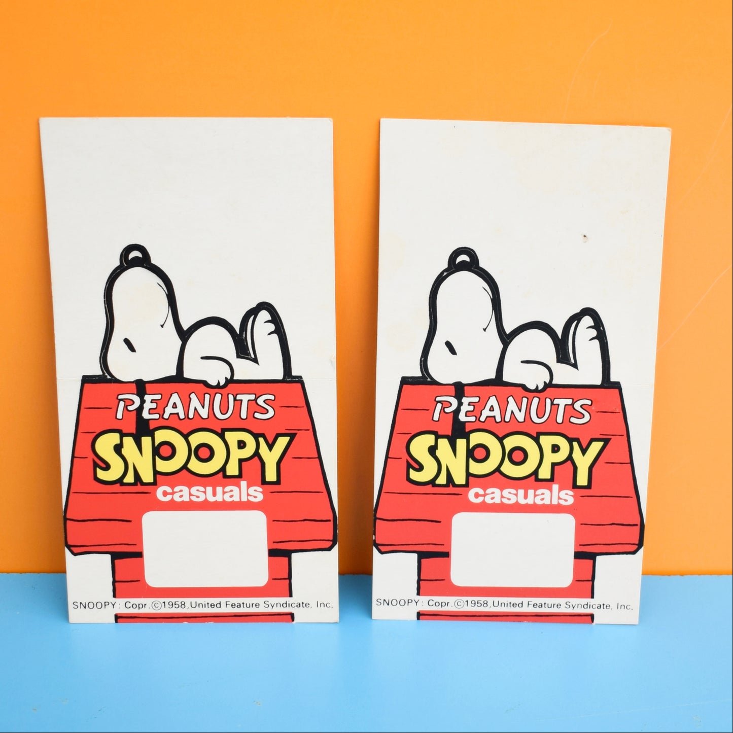 Vintage 1960s Peanuts Snoopy Casuals Paper Advertising