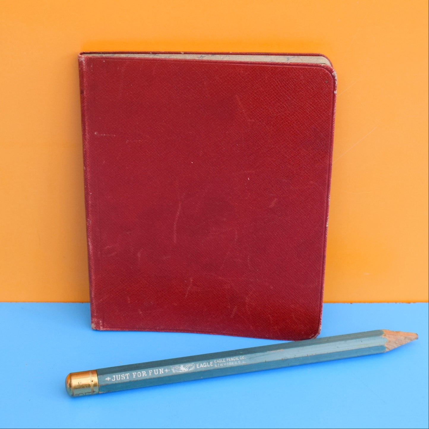 Vintage 1960s Unused Piccadilly Notebook / Oversized Pencil