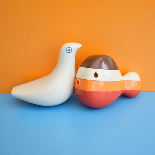 Vintage 1980s Plastic Mothercare Bath Toys/ Sculptures by Pineapple Retro