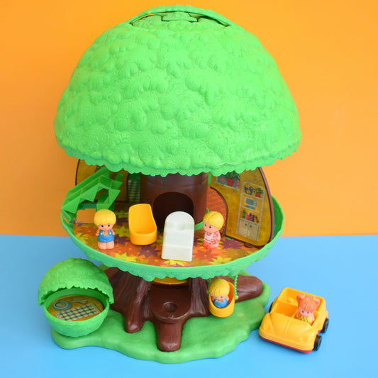 Vintage 1980s Kenner Palitoy Family Tree House & Accessories (inc Car)