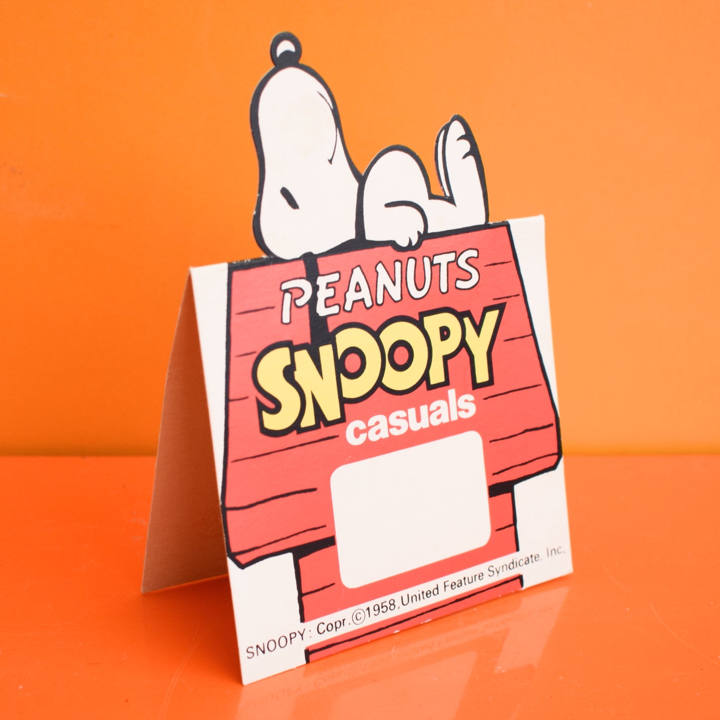 Vintage 1960s Peanuts Snoopy Casuals Paper Advertising