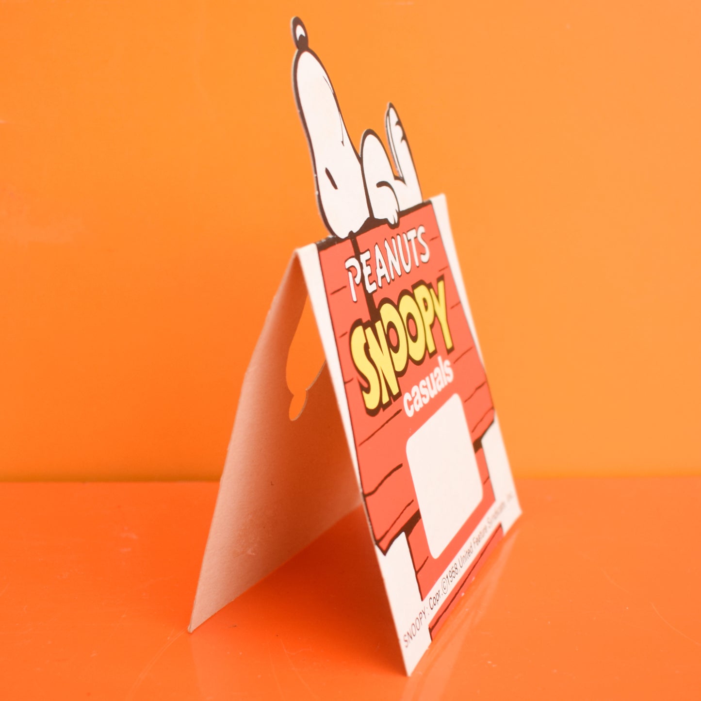 Vintage 1960s Peanuts Snoopy Casuals Paper Advertising