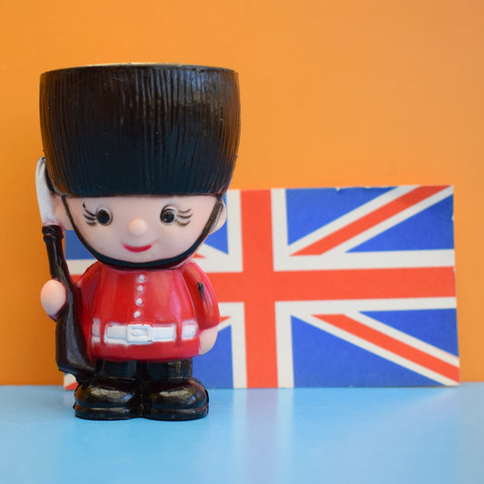 Vintage 1970s Plastic Egg Cup - London Guard by Vintage