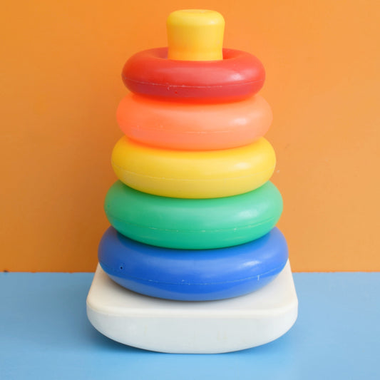 Vintage 1980s Fisher Price Stacking Rainbow by Pineapple Retro