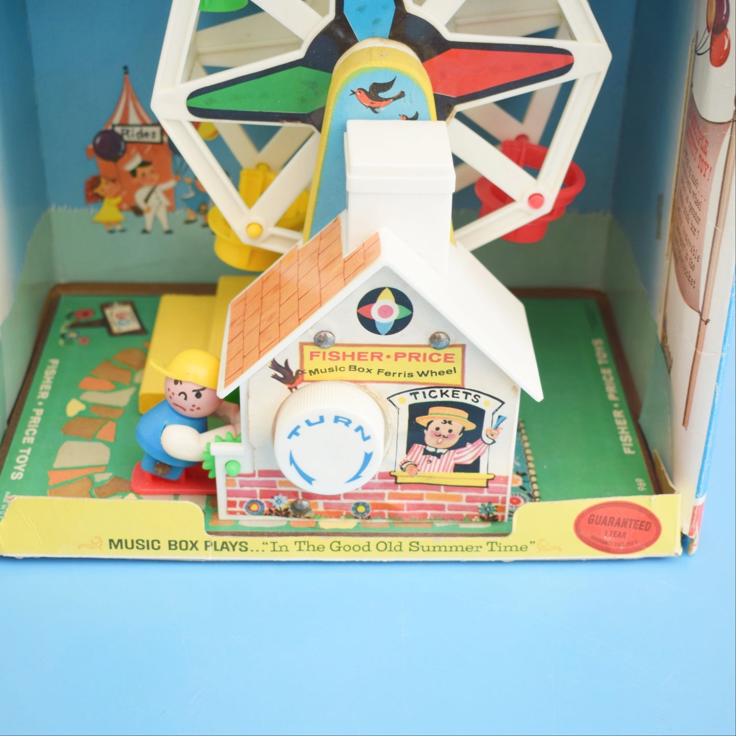 Vintage 1960s Fisher Price Carousel - Rare Boxed