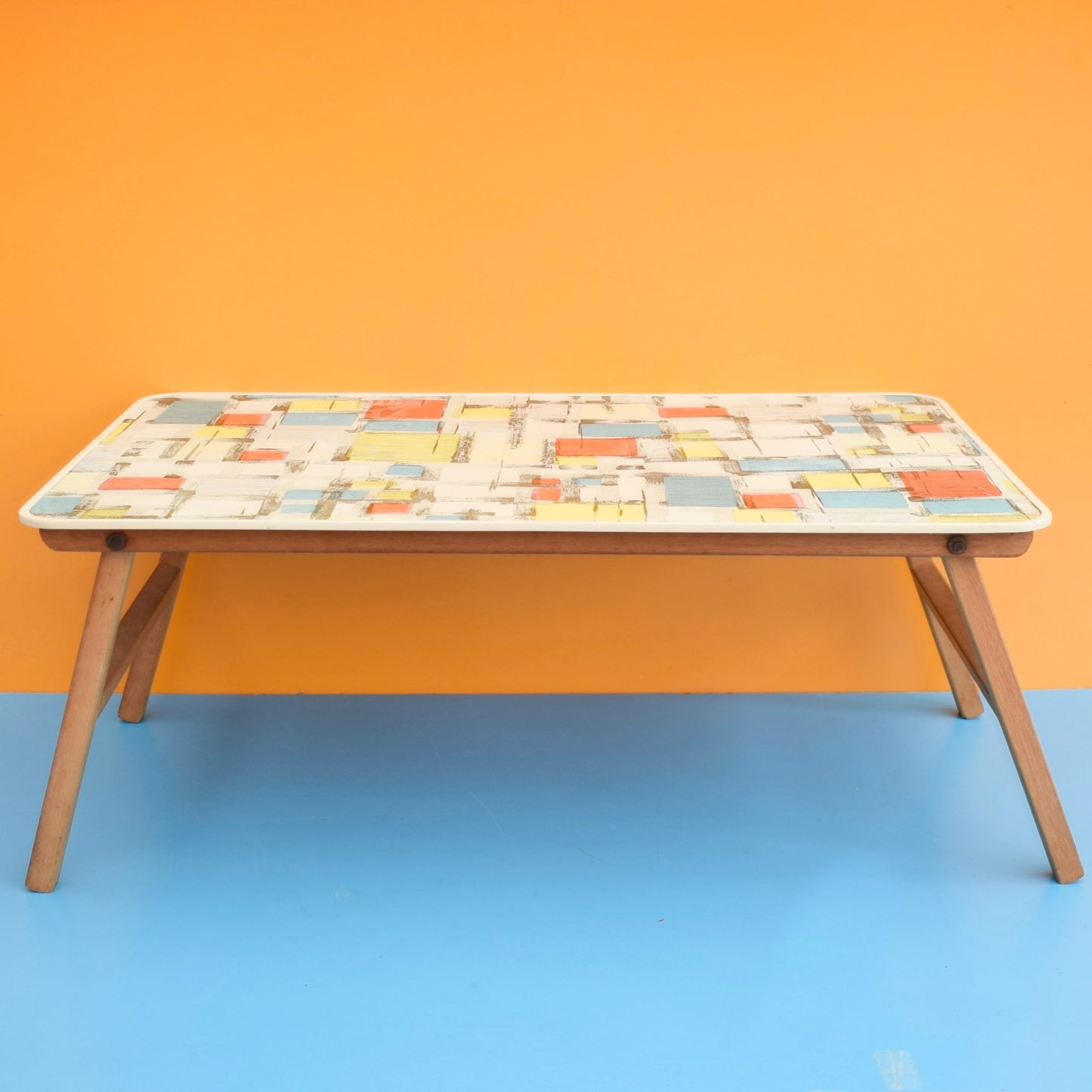 Vintage 1960s Folding Low Table - Swatch Design