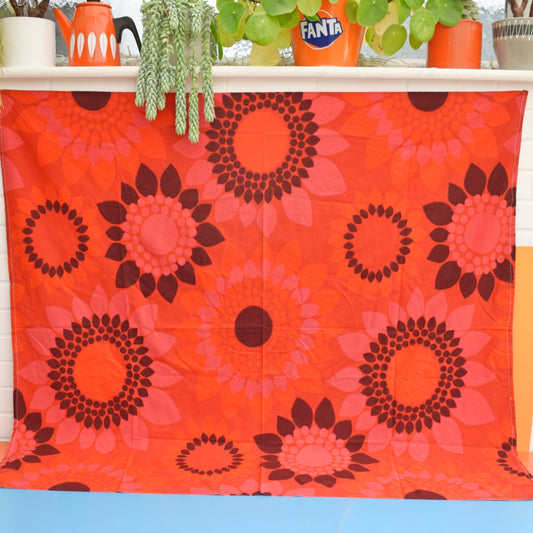 Vintage 1960s Boras Swedish Fabric / Tablecloth by Pineapple Retro