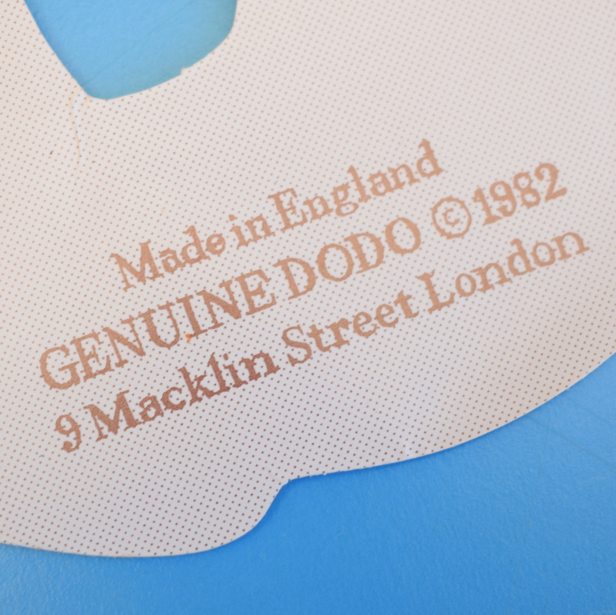 Vintage 1980s Genuine Dodo Designs Scroll Number Set