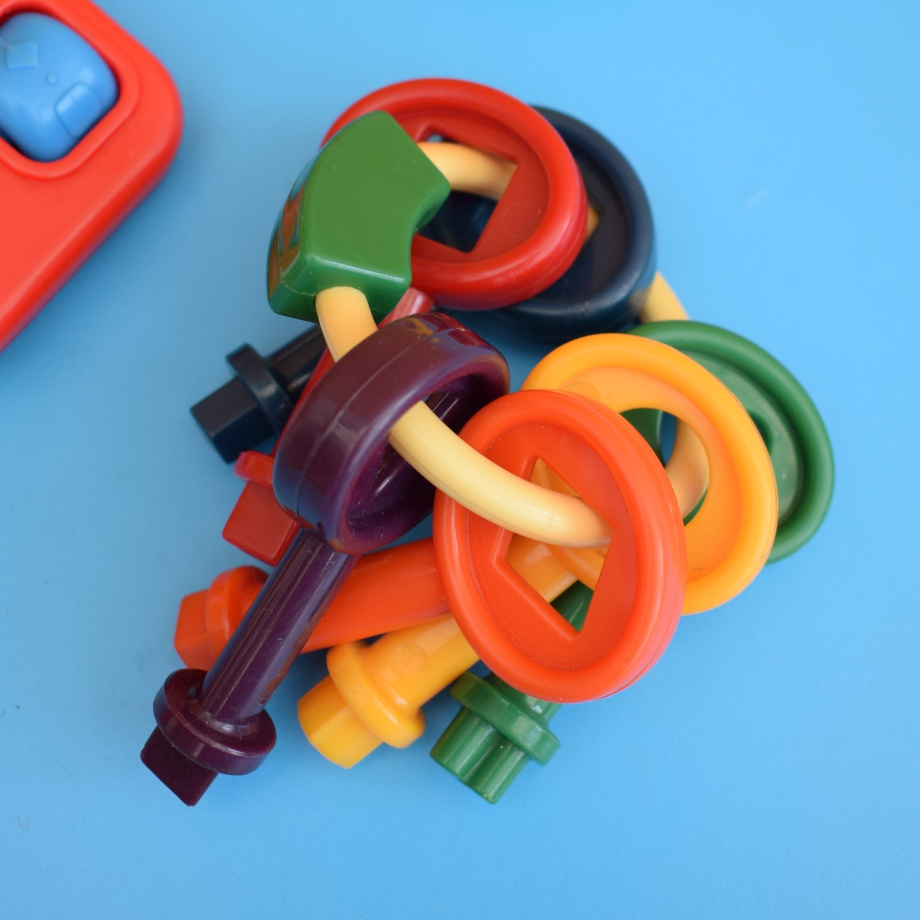 Vintage 1980s Mixed Plastic Baby Toys Bundle - Fisher Price by Pineapple Retro