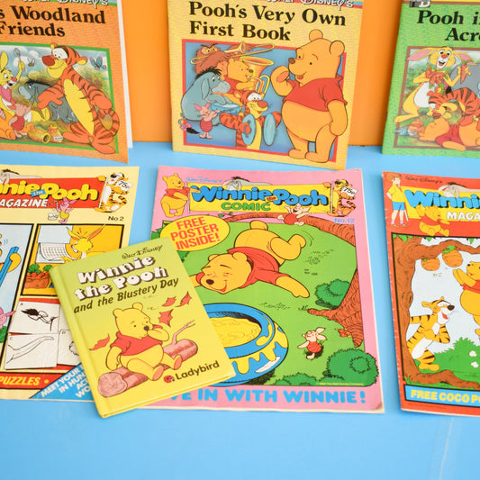 Vintage 1980s Books / Mags- Winnie The Pooh