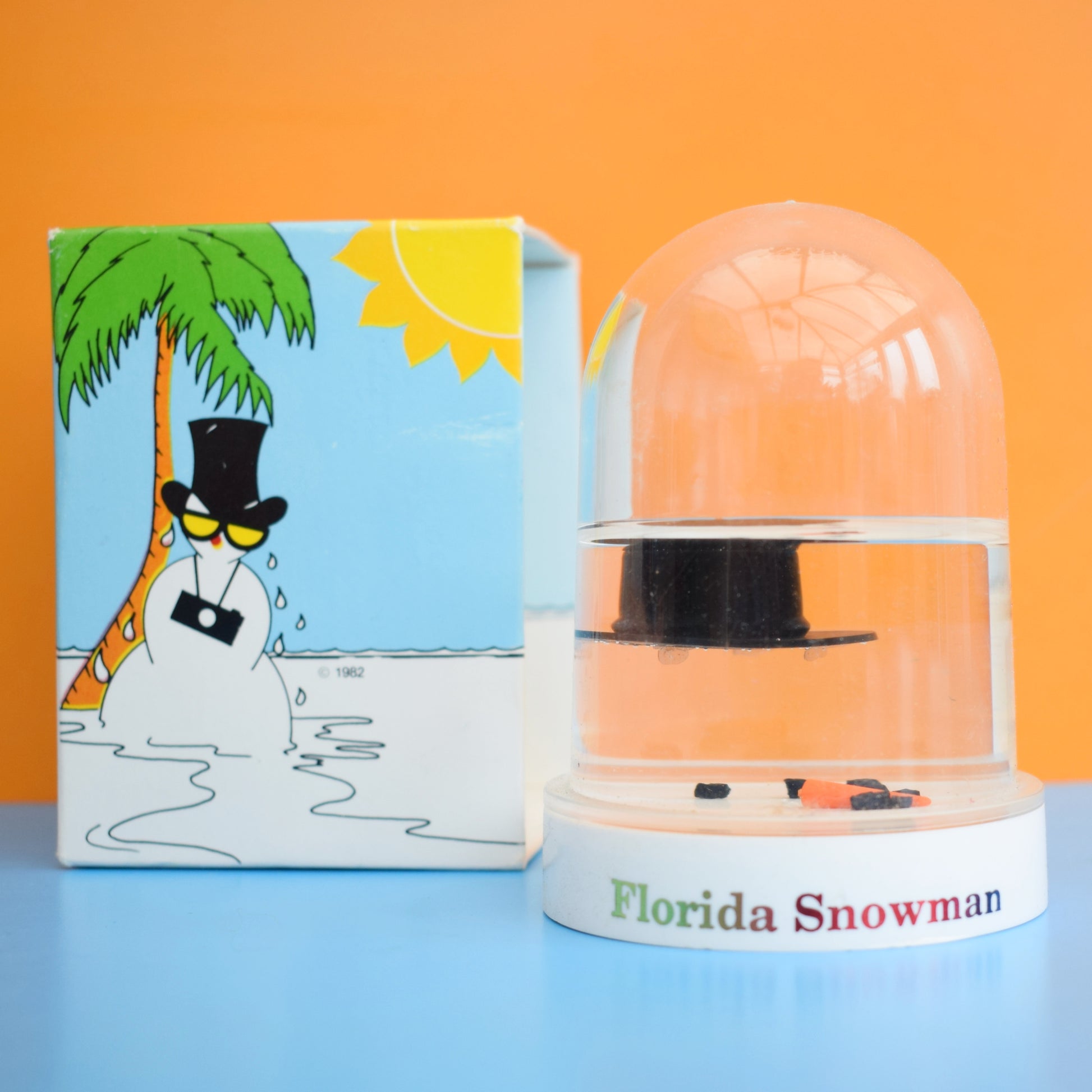 Vintage 1980s Florida Novelty Snow Globe - Boxed by Pineapple Retro