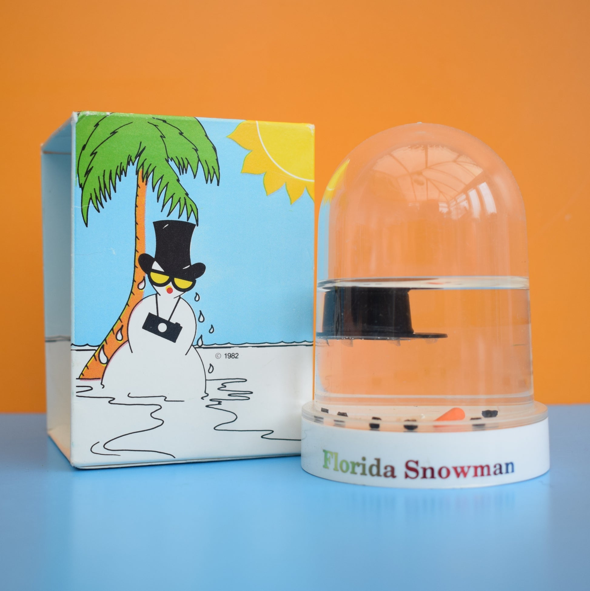Vintage 1980s Florida Novelty Snow Globe - Boxed by Pineapple Retro