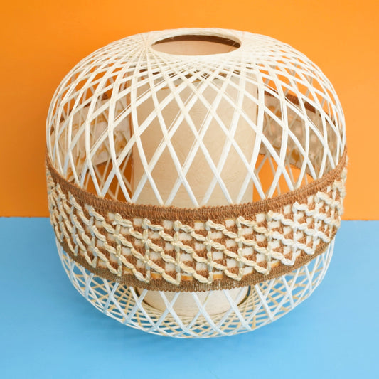 Vintage 1960s Fibreglass Light Shade by Vintage