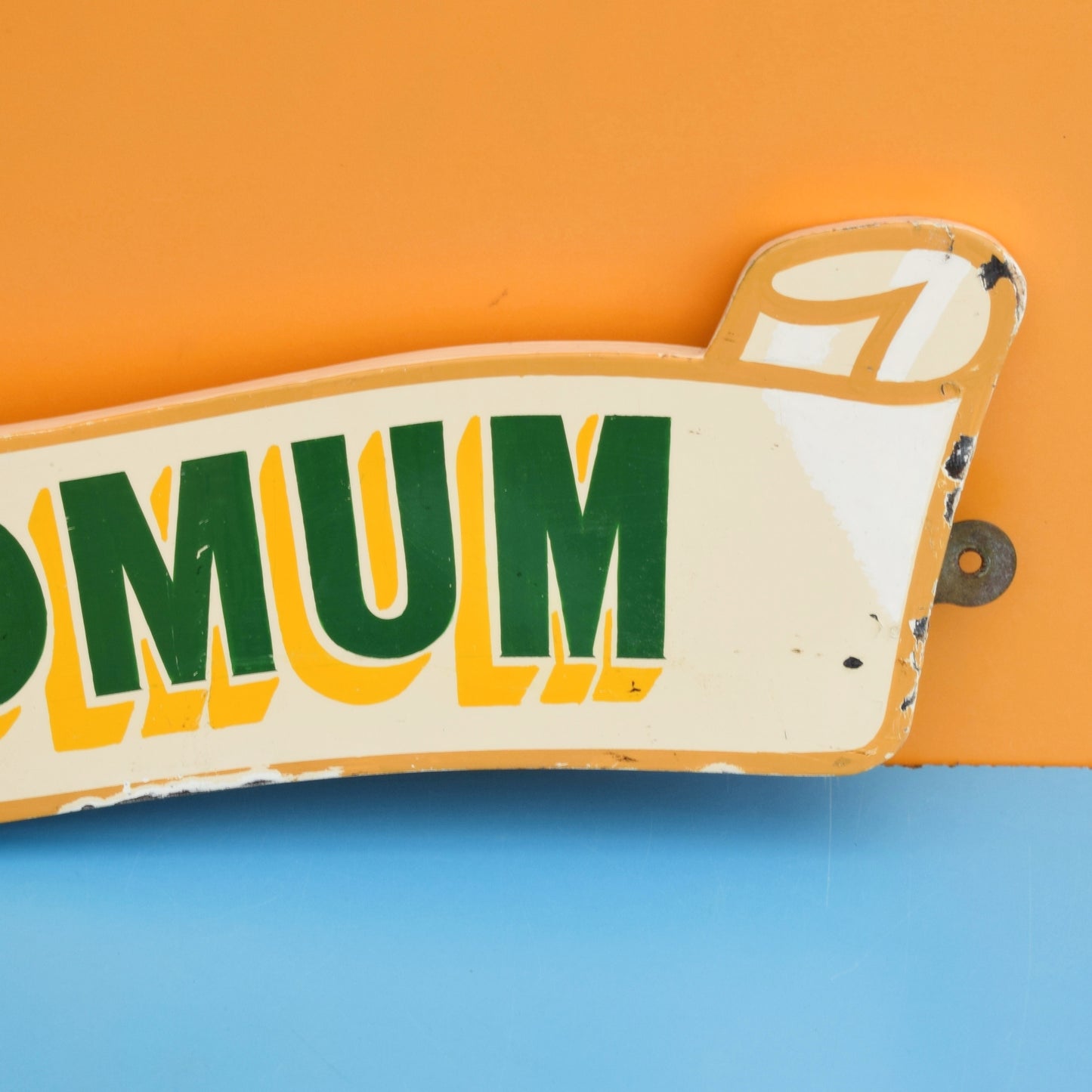 Vintage 1950s Wooden Sign - Dulce Domum by Vintage