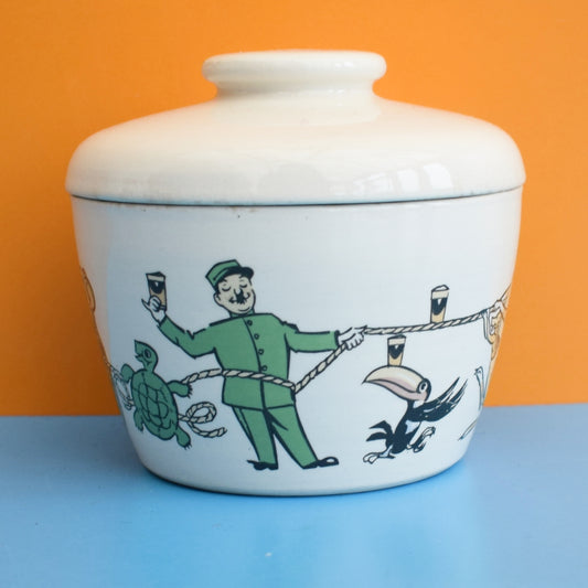 Vintage 1960s Guinness Stilton Pot - TG Green by Pineapple Retro