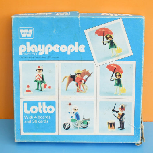 Vintage 1970s Playmobil Lotto Game by Pineapple Retro