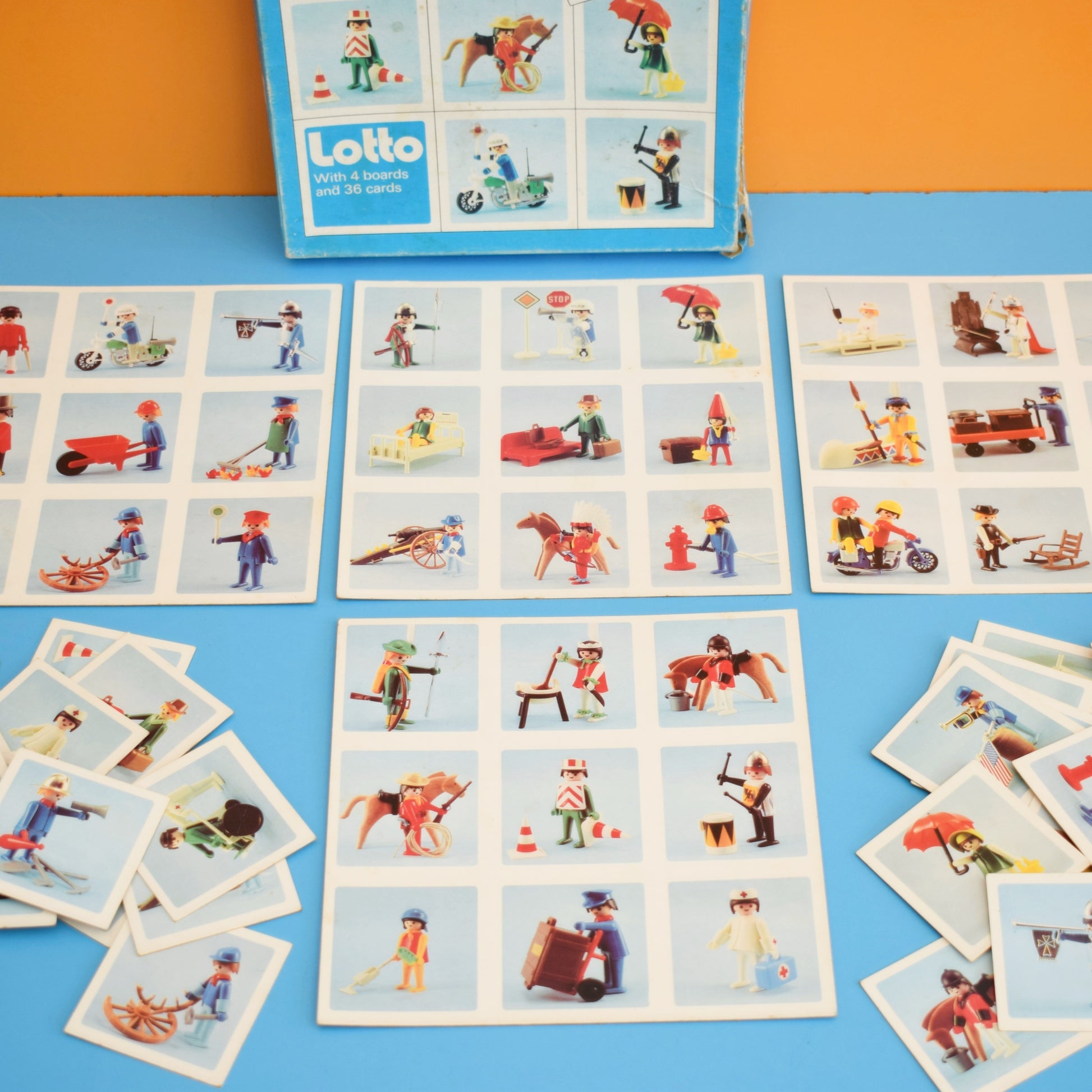 Vintage 1970s Playmobil Lotto Game by Pineapple Retro