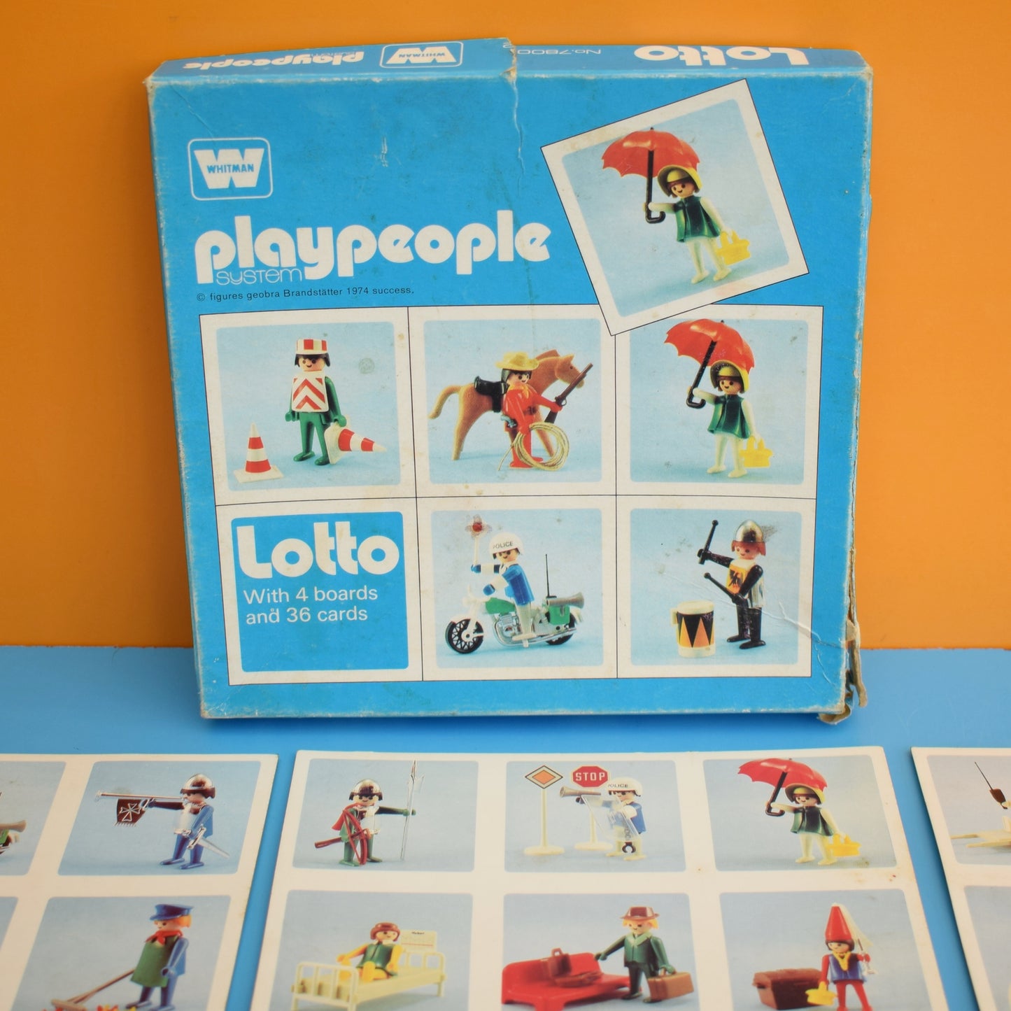Vintage 1970s Playmobil Lotto Game by Pineapple Retro