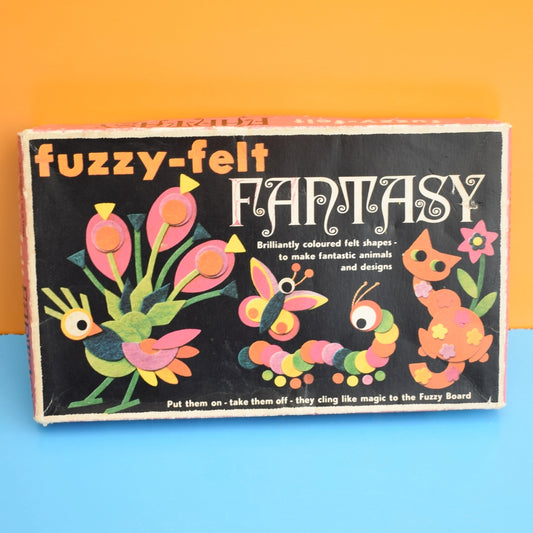 Vintage 1970s Fuzzy Felt - Fantasy Set by Pineapple Retro