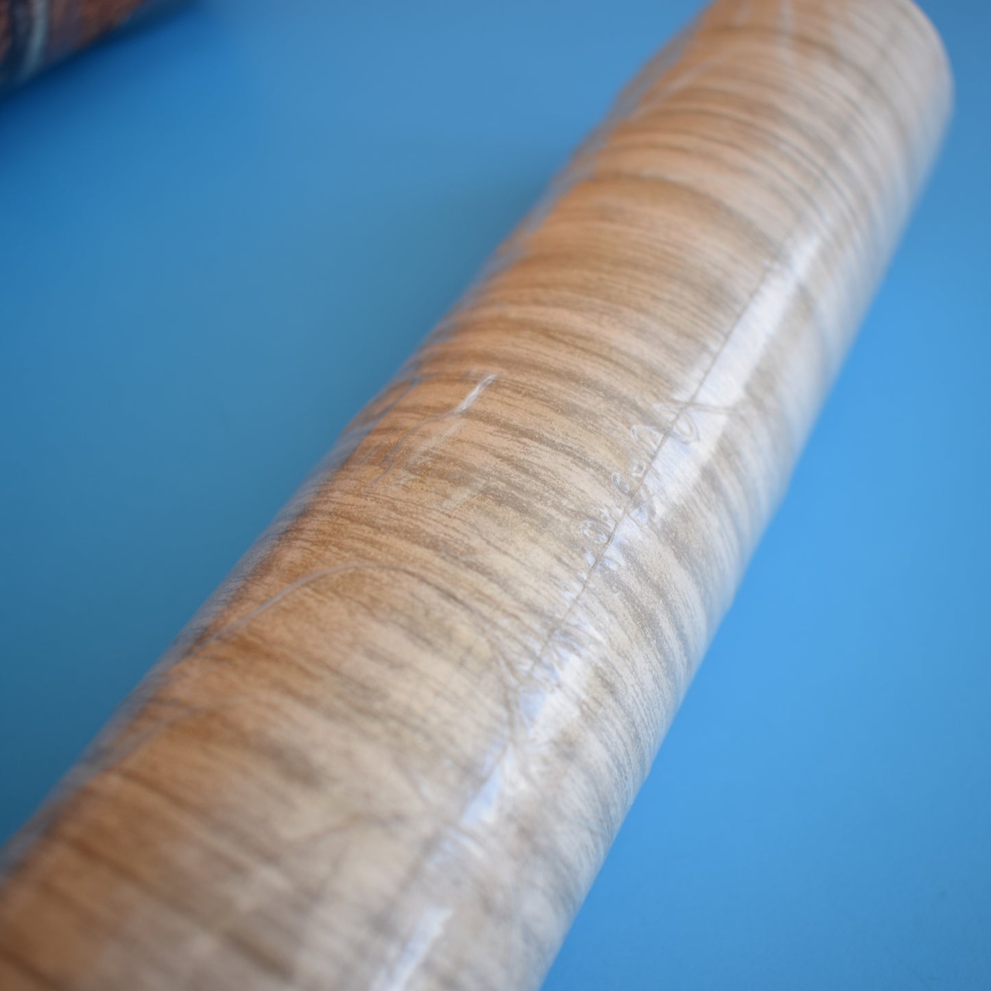 Vintage 1960s Brick / Wood Effect Wallpaper