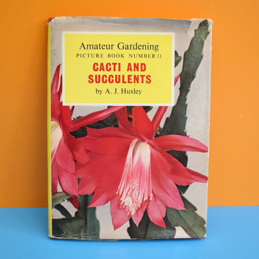 Vintage 1960s Cacti And Succulents Book by Vintage