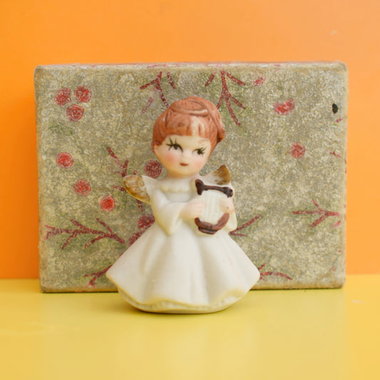 Vintage 1950s Small Ceramic Pretty Lady by Pineapple Retro