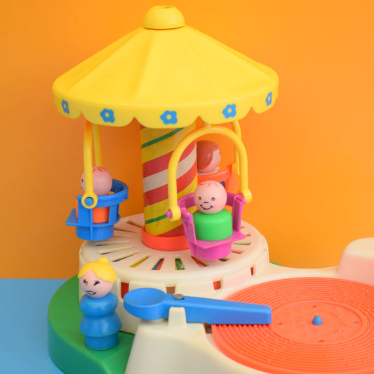 Vintage 1970s Fisher Price Merry-Go-Round - Record Player